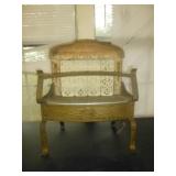 Antique Radiant Gas Heater - Fireplace Insert