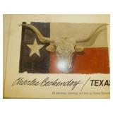 Charles Beckendorf / Texas Signed Art Book