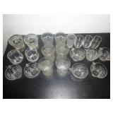 Early American Press Glass Tumblers & Cups