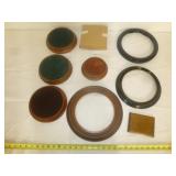 Wood Plate Frames & Display Bases