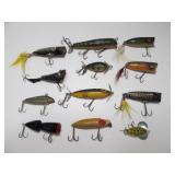 12pc Fishing Lures - Arbogast, Shakespeare, Etc.