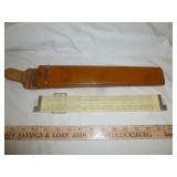Vintage Keufel & Esser 4081-3 Slide Rule & Case