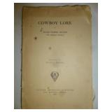1933 "Cowboy Lore" Jules Verne Allen 1st Edition