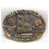 Alamo Area Square Dance Assoc. 1991 Belt Buckle