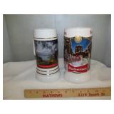 Old Milwaukee Germany & Budweiser Anniv. Steins