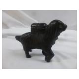Vintage Cast Iron Saint Bernard Dog Coin Bank