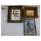 3pc Vintage Framed Art - Signed Raymond Watson