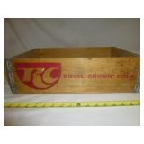 RC Cola Vintage Wood Soda Bottle Crate