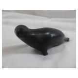 Inuit Native Carved Soapstone Seal Figure