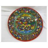 Rosario Venancio Mexico Pottery 16" Wall Charger
