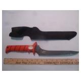 Bubba Blade 9" Serrated Filet Knife w/ Scabbard