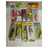 12pc Fishing Lures - Mint In Box