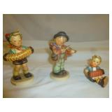 3pc Goebel Hummel West Germany Porcelain Figures