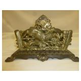 Antique Bradley & Hubbard Brass Letter Holder
