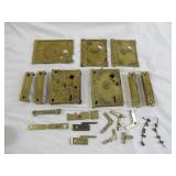 Antique Brass Door Hardware - Latch Plates, Etc.