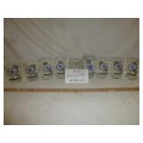 NFL Bar Glasses - 9 Dallas Cowboys / 1 Bengals