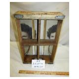 Vintage Pepsi Cola Wood Crate Curio Shelf