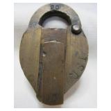 1948 U S I Marked Slaymaker Seal Pancake Lock
