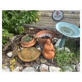 Planter Pots - Bird Bath - Garden Statues