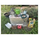 Assorted Garden Supplies & Bird Feeders