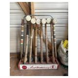 Ted Williams Sears Vintage Wood Croquet Set
