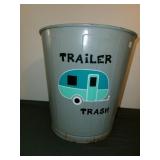 Trailer Trash - Metal Waste Bin