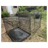 2pc Folding Animal Cages / Kennel Crates