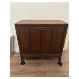 Lane Drop Front Mid Century Record Cabinet