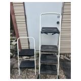 2pc Cosco Folding Step Ladders - 2ft & 4ft