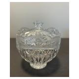 Oneida Southern Garden Lead Crystal Candy Dish