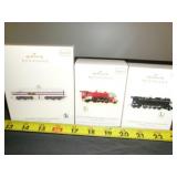 3pc Lionel Locomotive / Train Hallmark Ornaments