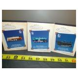 3pc Lionel Locomotive Hallmark Keepsake Ornaments