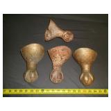 Antique Cast Iron Claw Foot Bathtub Feet Set of 4