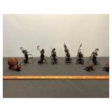 Wire Art Ants & Cast Iron Garden Critters - 9pc