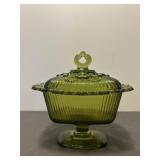 Vintage Indiana Glass Old Colony Pedestal Compote
