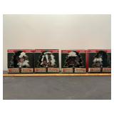 4pc Coca Cola Bottling Works Christmas Ornaments