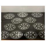 16pc Set Anchor Hocking Mid Century Snack Trays