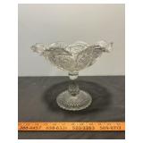 Imperial Glass Vintage Daisy & Button Compote