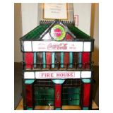 Franklin Mint Coca Cola Stained Glass Firehouse