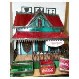 Franklin Mint Coke Stained Glass Antique Store