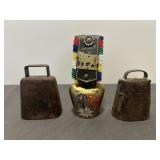 3pc Cow Bells / Goat Bells