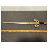 Toledo Spain Ornate Decorative Sword