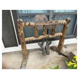 Faith Hope & Love a Cowgirl Western Cedar Display