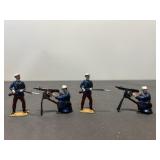 Cast Metal Hand Painted WW I French Soldiers