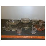 Vintage Glass Service & Decor Pink Depression Bowl