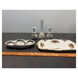 5pc Vintage Porcelain - Royal Albert, Germany, Etc