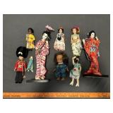 Vintage Souvenir Dolls - Geisha, Etc.