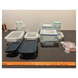 16pc Pyrex & Oven Glass Snap Ware Cook & Store