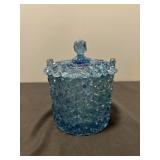 Fenton Original Formula Blue Carnival Candy Dish