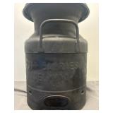 Huff Dairies Antique Steel Cream Can